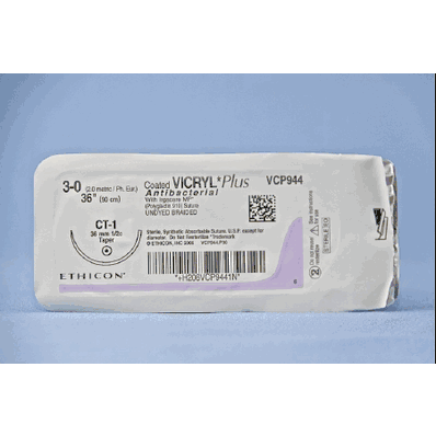 Suture with Needle, 36 mm with 36" Suture
