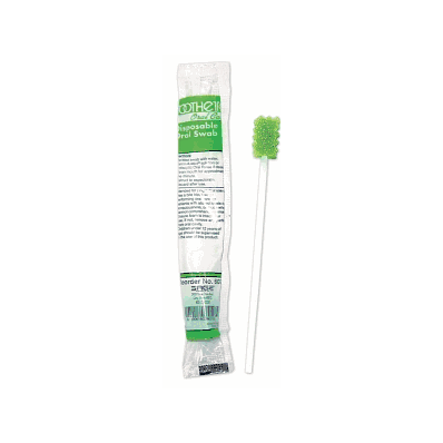 Swab, Oral, Toothette, Plain, Ind Wrap - Medl