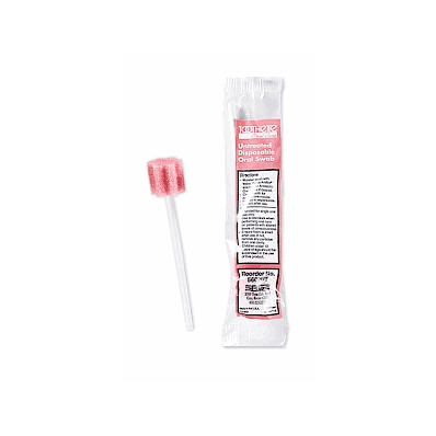 Swab, Oral, Toothette, Plain, Individ Wrap -