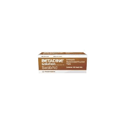 Swabaid Betadine Solution Povidone Iodine, 1