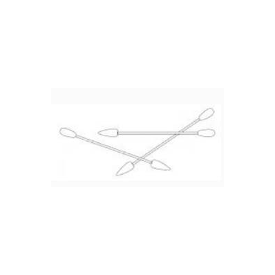 Swabstick, 3" with Cotton Tip, Plastic Shaft