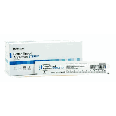 Swabstick, 6" with Absorbent Cotton Tip
