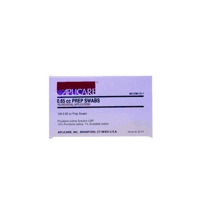 Swabstick Aplicare Cotton Tip Glass, Plastic
