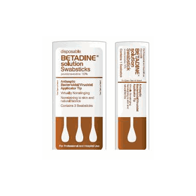 Swabstick Betadine - Swabstick, Betadine 3'S