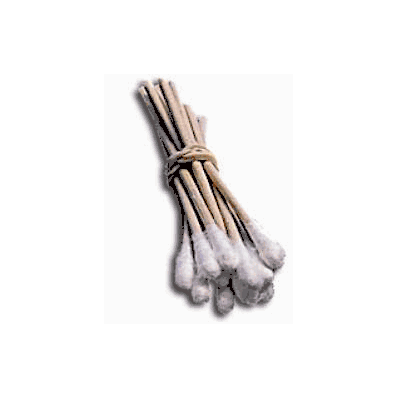 Swabstick Cotton Tip Wood Shaft 3 Inch - Apli