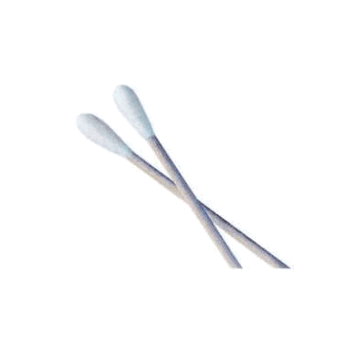 Swabstick Cotton Tip Wood Shaft 6 Inch - Appl