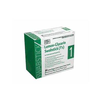 Swabstick, Lemon / Glycerin, 1/Pk, 500cs - Me