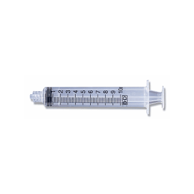 Syringe, 10cc Eccentric Tip -ordr Qty 400 - M