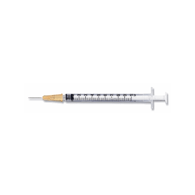 Syringe, 1ml, 25g X 1" - Medline