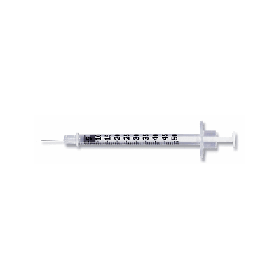 Syringe, Ins, 0.5ml, 28g X 1/2" - Medline
