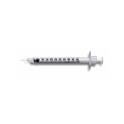 Syringe, Ins, 0.5ml, 28g X 1/2" - Medline