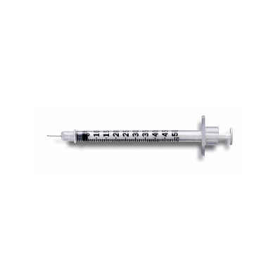 Syringe, Ins, 0.5ml 29g X 1/2" - Medline