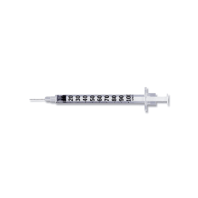 Syringe, Ins, 1ml, 28g X 1/2" - Medline
