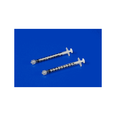 Syringe, Ins, Ll, Tip Cap, 1 Ml - Medline