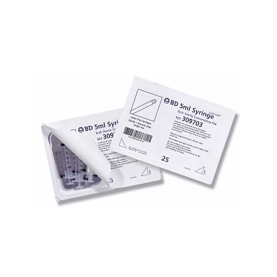Syringe, Ll, Sterile, Conv Tray, 5ml - Medlin