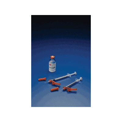 Syringe, W/Ndl, Insln, 1ml, U-100, Fxd, 29gx.