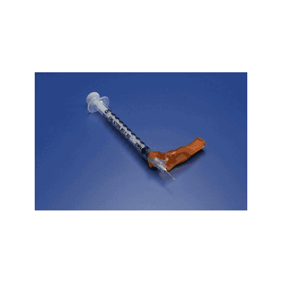 Syringe, W/Needle, Insulin, 27g X 1/2" - Medl