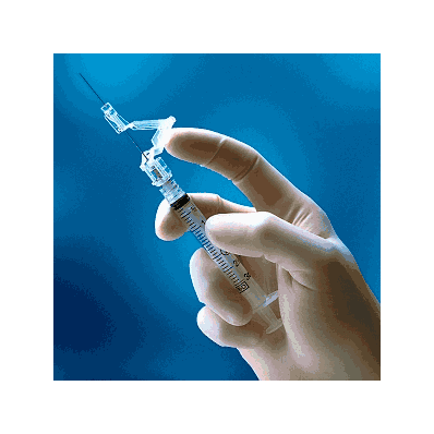 Syringe, W/Needle, Sfty Glide, 3ml, 21gx1.5"
