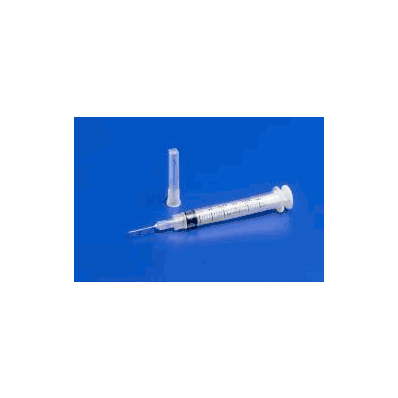 Syringe with Hypodermic Needle, 20 Ga x 1-1/2", 3 mL