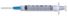 Syringe with Hypodermic Needle, <b>21 ga 1-1/2", 3 mL, Green</b>, Detachable Needle with Luer Lock Beveled Tip, Regular Bevel, Sterile (800/CS) by BD 309599<br><br><font color="red"><b>BACK TO THE PRODUCT TABLE, <a href="https://www.aaawholesalecompany.com/needles-and-syringes-syringes-with-needles-precicion-glide-syringe-with-hypodermic-needles-by-bd.html">CLICK HERE</a></b></font>