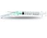 Syringe with Hypodermic Needle, <b>BLACK, 22ga x 1"</b> Luer Lock Tip, 3mL Ultra Thin Wall, Blister Pack, sold as (100/bx, 4 bxs/cs) by SurGuard, Terumo SG3-03L2225 <br><br><font color="red"><b>BACK TO THE PRODUCT TABLE, <a href="https://www.aaawholesalecompany.com/needles-and-syringes-syringes-with-needles-surguard-syringe-with-hypodermic-needle-by-terumo.html">CLICK HERE</a></b></font>