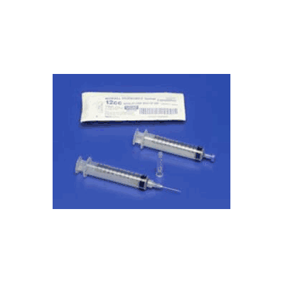 Syringe With Hypodermic Needle Monoject 12 M