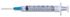 Syringe with Hypodermic Needle, <b>23 ga 1-1/2", 3 mL,   Turquoise</b>, Detachable Needle with Luer Lock Beveled Tip, Sterile (100/BX) by BD 309589<br><br><font color="red"><b>BACK TO THE PRODUCT TABLE, <a href="https://www.aaawholesalecompany.com/needles-and-syringes-syringes-with-needles-precicion-glide-syringe-with-hypodermic-needles-by-bd.html">CLICK HERE</a></b></font>