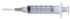 Syringe with Hypodermic Needle, <b>20 ga 1-1/2", 5 mL, Yellow</b>, Detachable Needle with Luer Lock Beveled Tip, Regular Bevel, Sterile (100/Bx) by PrecisionGlide brand, BD 309635<br><br><font color="red"><b>BACK TO THE PRODUCT TABLE, <a href="https://www.aaawholesalecompany.com/needles-and-syringes-syringes-with-needles-precicion-glide-syringe-with-hypodermic-needles-by-bd.html">CLICK HERE</a></b></font>