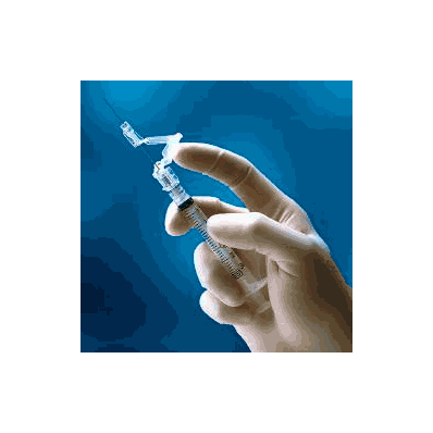 Syringe With Hypodermic Needle Safetyglide 3