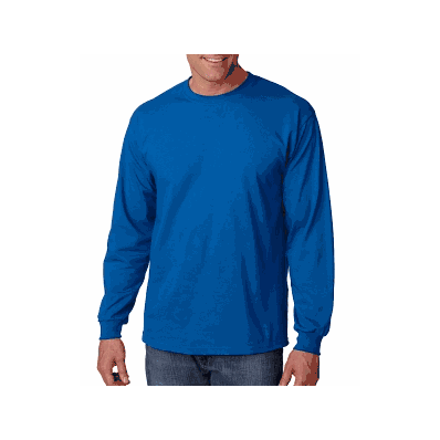T-shirt, Mens, Long Sleeve, Gilden, Roya - Me