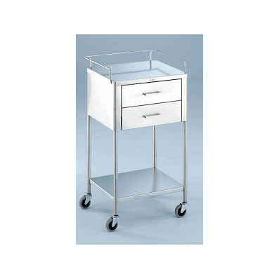 Table, Anesthesia, 2 Drawer W/3grd Rails - Me