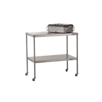Table, Back W/Bottom Shelf S/S 24"X58"X34" -
