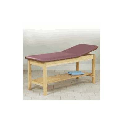 Table, Exam W/Shelf & Dspn Nat Slate Blu - -