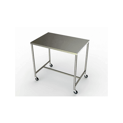 Table, Instrument, Ss, 16"X20"X34", H-brace -