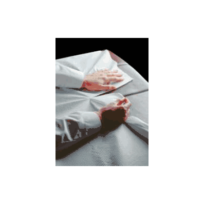 Table Paper Poly-perf 18 Inch White Smooth -