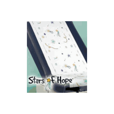 Table Paper Stars Of Hope 18 Inch White Crep