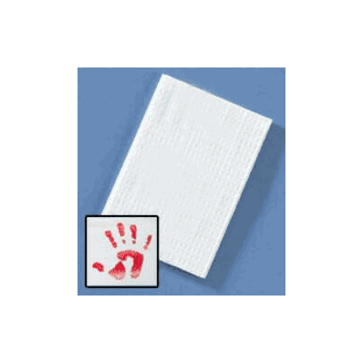 Table Paper Tiny Tracks 21 Inch White Crepe