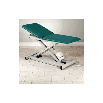 Table, Power Adj Bk Locking Casters Slate Blu