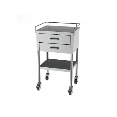 Table, Prep S. S. 20"X16" W/2 Drawer - Medlin