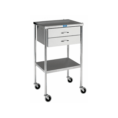 Table, Utility, 16x20, W/Shelf, 2-drawer - Me