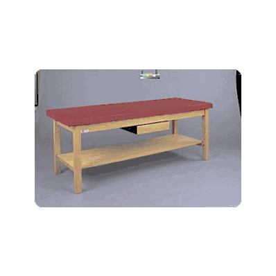 Table, W/Shelf 30x78 Gray - Medline