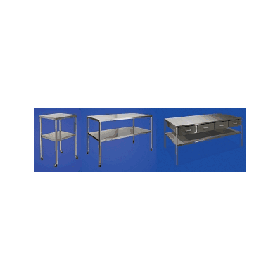 Table, Work, Ss, 60"X30", W/4 Drawers - Medli