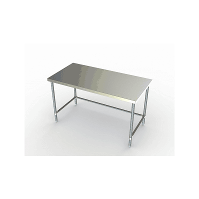 Table, Work, Ss / Galv, W/O Shlf 24x60x35 - M