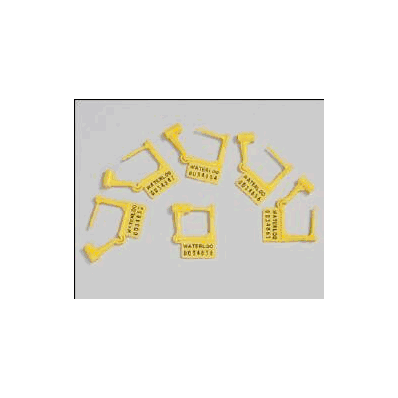 Tamper Evident Locking Tag Snap-lock Yellow -