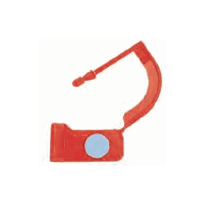 Tamper Proof Lock, Orange, Indicator Dot
