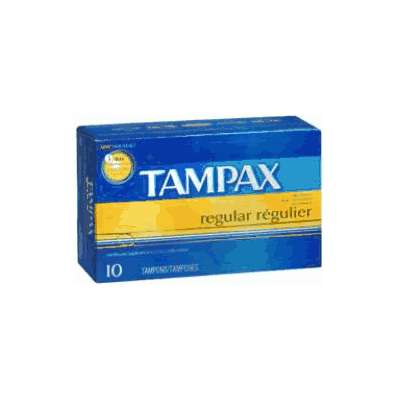 Tampon Tampax Regular Absorbency Retail Box