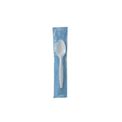 Teaspoon White Polypropylene - Spoon, Teaspoo