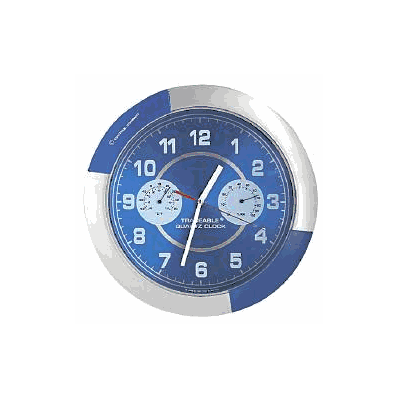 Wall Mount Clock Traceable 10 Inch 12 Hour,