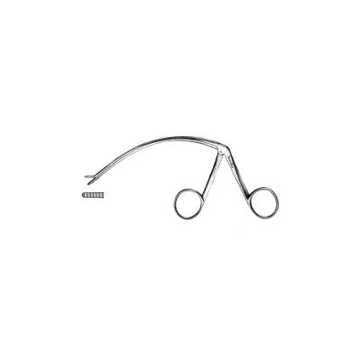 Tendon Pulling Forceps Curved 5 Inch - Forcep