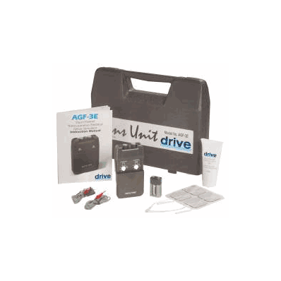 TENS Unit, 2-Channel with Continuous Mode, 9 Volt